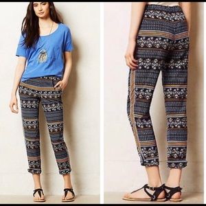 Elevenses Anthropologie Aralia Crop Pant